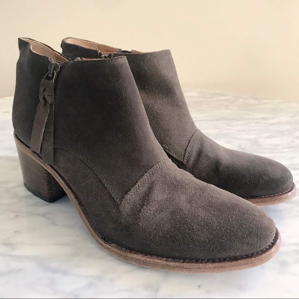 Alberto Fermani Capricia Charcoal Ankle Boots